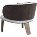 Garry San Remo Winter Cloud / Meg Ash Lounge Chair